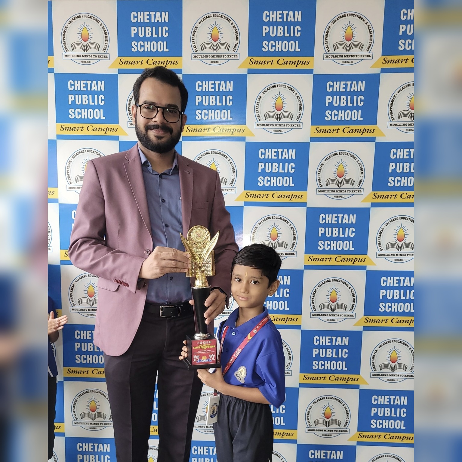 Young Karate Champions Bring Glory to Chetan Public School!